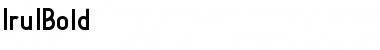 Download Iru1Bold Regular Font Title Preview