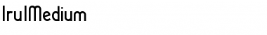 Download Iru1Medium Regular Font Title Preview