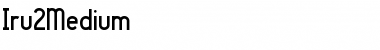 Download Iru2Medium Regular Font Title Preview