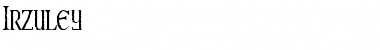 Download Irzuley Regular Font Title Preview