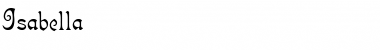 Download Isabella Roman Font Title Preview