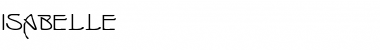 Download Isabelle Regular Font Title Preview