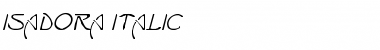 Download Isadora Italic Italic Font Title Preview