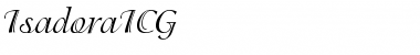 Download IsadoraICG Medium Font Title Preview
