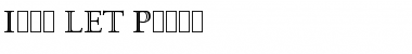 Download Isis LET Plain Font Title Preview