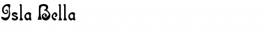 Download Isla Bella Regular Font Title Preview