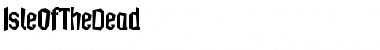 Download IsleOfTheDead Regular Font Title Preview