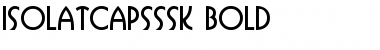 Download IsolatCapsSSK Bold Font Title Preview