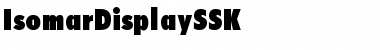 Download IsomarDisplaySSK Regular Font Title Preview