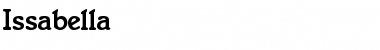 Download Issabella Regular Font Title Preview