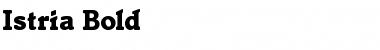 Download Istria Bold Font Title Preview