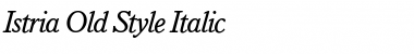 Download Istria-Old-Style Italic Font Title Preview
