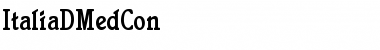 Download ItaliaDMedCon Regular Font Title Preview
