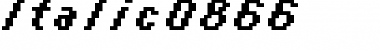 Download italic 08_66 Regular Font Title Preview