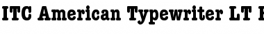 Download AmericanTypewriter LT CnA Bold Font Title Preview