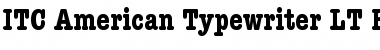 Download AmericanTypewriter LT Cn Bold Font Title Preview