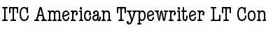 Download AmericanTypewriter LT CnA Regular Font Title Preview
