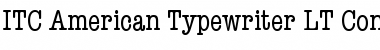 Download AmericanTypewriter LT Cn Regular Font Title Preview