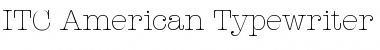 Download AmericanTypewriter LT Light Regular Font Title Preview