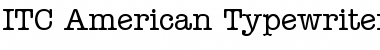 Download AmericanTypewriter LT MediumA Regular Font Title Preview