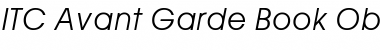 Download ITC Avant Garde SWA Book Oblique Font Title Preview