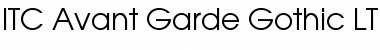 Download AvantGarde LT Book Regular Font Title Preview