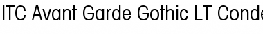 Download AvantGarde LT CondBook Regular Font Title Preview
