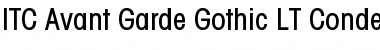 Download AvantGarde LT CondMedium Regular Font Title Preview