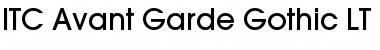 Download AvantGarde LT Medium Regular Font