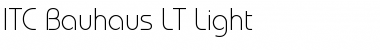 Download Bauhaus LT Light Regular Font Title Preview