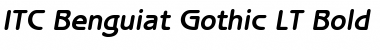 Download BenguiatGothic LT Medium Bold Italic Font Title Preview