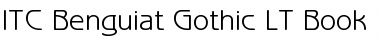 Download BenguiatGothic LT Book Regular Font Title Preview