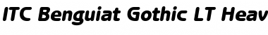 Download BenguiatGothic LT Heavy Italic Font Title Preview