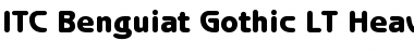 Download BenguiatGothic LT Heavy Regular Font Title Preview