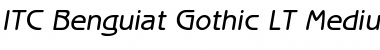 Download BenguiatGothic LT Medium Italic Font Title Preview