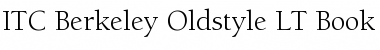 Download Berkeley LT Book Regular Font Title Preview