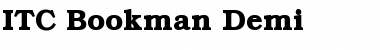 Download ITC Bookman Demi Regular Font Title Preview