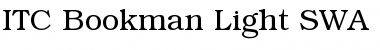 Download ITC Bookman SWA Light Font Title Preview