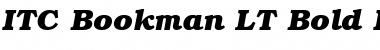 Download Bookman LT Medium Bold Italic Font Title Preview