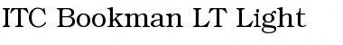 Download Bookman LT Light Regular Font Title Preview