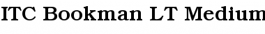 Download Bookman LT Medium Regular Font Title Preview