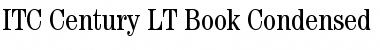 Download ITCCentury LT BookCond Regular Font Title Preview