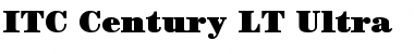 Download ITCCentury LT Ultra Regular Font Title Preview