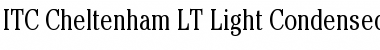 Download ITCCheltenham LT LightCond Regular Font Title Preview