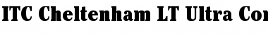 Download ITCCheltenham LT UltraCond Regular Font Title Preview