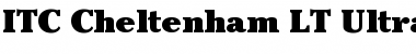 Download Cheltenham LT Ultra Regular Font Title Preview