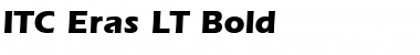 Download Eras LT Medium Bold Font Title Preview