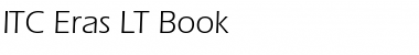 Download Eras LT Book Regular Font Title Preview