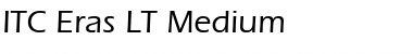 Download Eras LT Medium Regular Font Title Preview