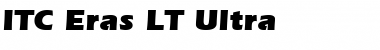 Download Eras LT Ultra Regular Font Title Preview